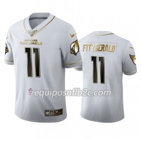 Camiseta Hombre NFL Arizona Cardinals Larry Fitzgerald 11 Nike Blanco Golden Edition